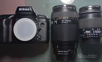 Nikon Reflex F70 a pellicola Completa di Obiettivi