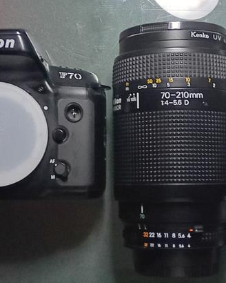 Nikon Reflex F70 a pellicola Completa di Obiettivi