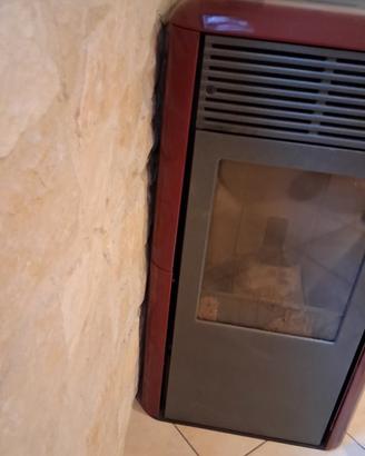 stufa pellet mod. Point edilkamin 8kw 