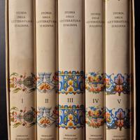 Collana 5 volumi Storia della letteratura italiana