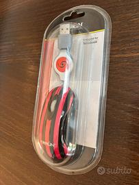 Mini mouse ottico Kraun rossonero per notebook