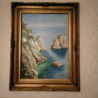  Quadro Capri faraglioni 