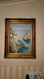  Quadro Capri faraglioni 