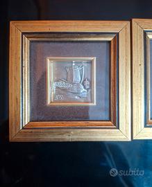 quadretti da collezione autentici in argento