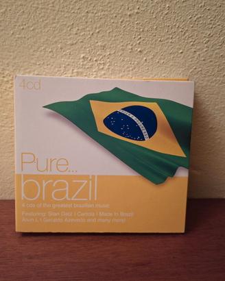 COMPILATION  "PURE ... BRASIL"   BOX SET 4 CD