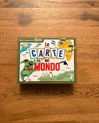 Le Carte del Mondo Gribaudo, Gioco Educativo