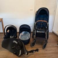 Trio Cybex Priam Nautical Blue + Base Z2 isofix