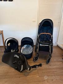Trio Cybex Priam Nautical Blue + Base Z2 isofix