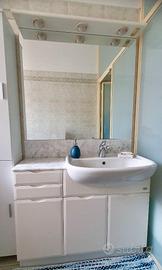 Specchio con luci integrate