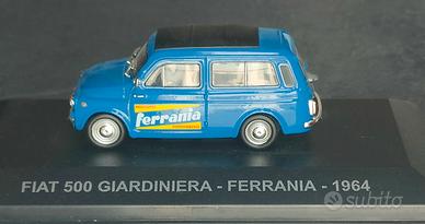 Fiat 500 Giardiniera blu - scala 1:43