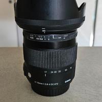 Obiettivo Sigma 17-70 1 : 2.8-4 per Canon