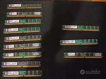 USATO - LOTTO RAM 12 RAM DDR2 DA 2GB