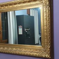 specchio dorato grande 