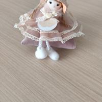 bambolina fatta a mano