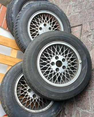 5 cerchioni in lega per volvo 240