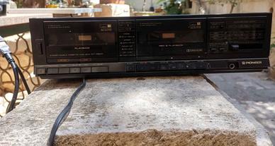 Lettore Pioneer doppia cassetta 