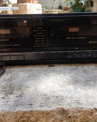 Lettore Pioneer doppia cassetta 