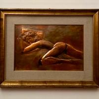 Opera Nudo femminile in rame