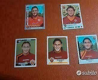 Lotto set figurine album calciatori panini Totti
