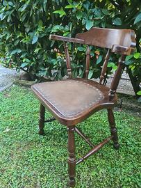 sedia appena restaurata. 