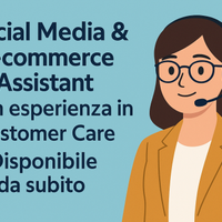 Social Media & E-commerce Assistant con esperienza