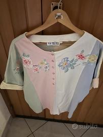 Maglia con bottoni di cotone