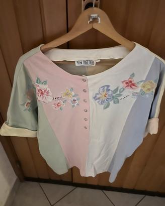 Maglia con bottoni di cotone