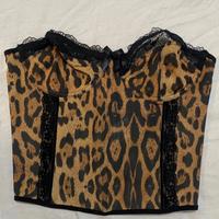 Romwe Corsetto Leopardato Grunge 2YK