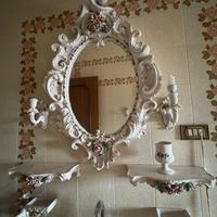 Set bagno in ceramica Capodimonte