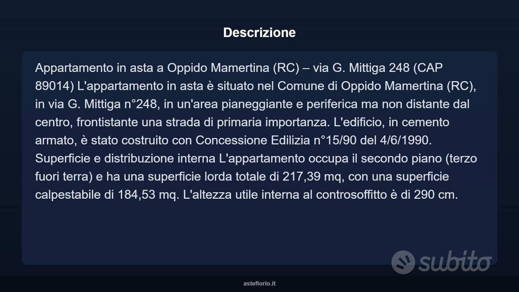 Appartamento – Oppido Mamertina, Reggio Calabria - Vista 4