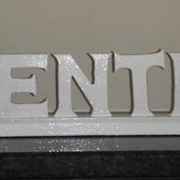 scritta in legno Fiorentina da appoggio