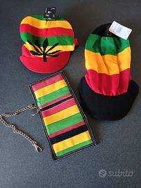 CAPPELLINO  REGGAE DREADLOCKS PORTAFOGLI