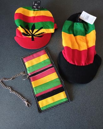 CAPPELLINO  REGGAE DREADLOCKS PORTAFOGLI