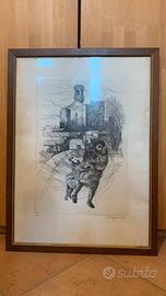 Acquaforte, 1978, firmata