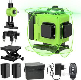 Livella Laser Autolivellante 4 X 360°Verde, IP54 A