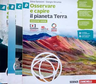 Libro scolastico:osservare e capire volumi A,B,C,D