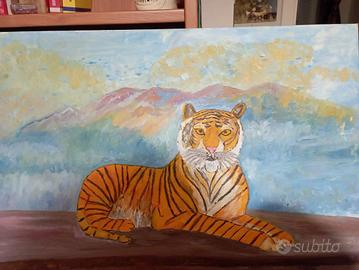 tigre  a riposo