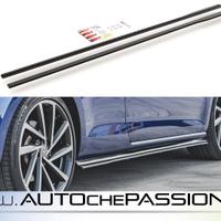Coppia splitter minigonne per VW GOLF 7 R FACELIFT