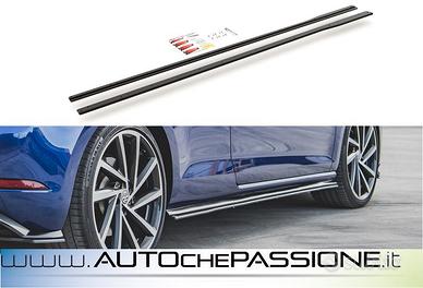 Coppia splitter minigonne per VW GOLF 7 R FACELIFT