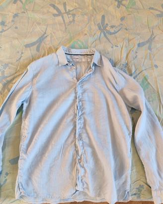 Camicia uomo tessuto di lino. 