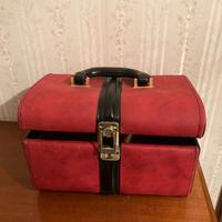 Beauty case da viaggio rosso