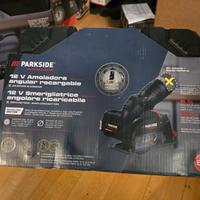 Smerigliatrice Angolare 12V Parkside NUOVA Garanzi