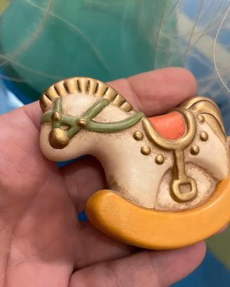 Thun- Cavallo a dondolo in ceramica