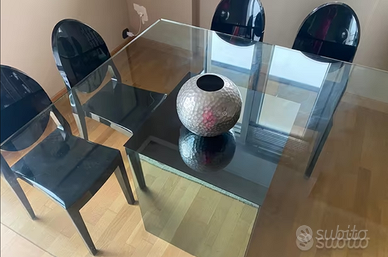 Tavolo Blok di Acerbis, design Nanda Vigo