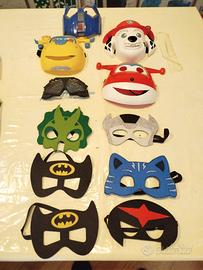 Maschere personaggi cartoni animati