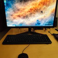 PC GAMING +SCHERMO LG + TASTIERA E MOUSE HP