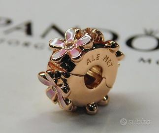 PANDORA Clip Pandora Margherita Rosa 788809C01