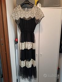 Vestito Imperial tulle e pizzo