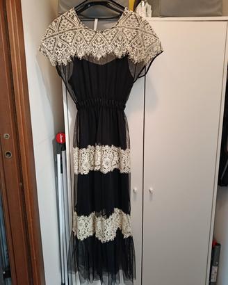 Vestito Imperial tulle e pizzo