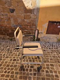 Carrozzine varie e deambulatore per disabili